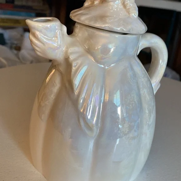 Vintage, Victorian teapot, Stephen F Austin, lusterware pottery teapot, 9 inches - Picture 3 of 8